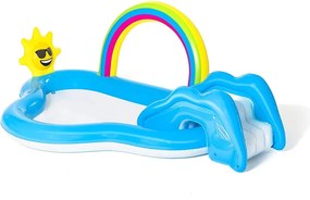 Piscina Arcobaleno Con Scivolo 257x91cm
