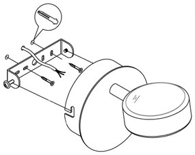 Eglo 95628 - Faretto LED SALTO LED/5,4W/230V