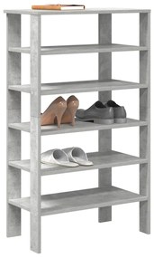Scarpiera Grigio Cemento 61x32x105 Cm İn Truciolato /