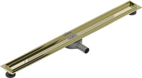 Mexen Flat 360° corpo per scarico lineare girevole 90 cm, oro - 1540090