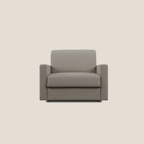 Chris poltrona letto in tessuto impermeabile T13 tortora