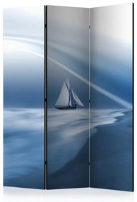 Paravento  Lonely sail drifting [Room Dividers]  Colore Bianco, Dimensioni e Misure 135x172