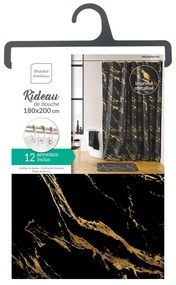 Tenda per doccia 180x200 cm Aquamarbre – douceur d'intérieur