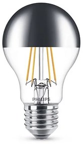 Philips - Lampadina LED 7,2W Filament Cupola a Specchio (650lm) Dimmerabile E27