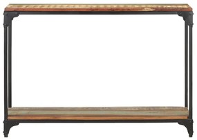 Tavolo consolle 110x30x75 cm in legno massello di recupero