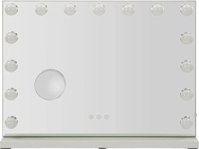 Specchio da parete con illuminazione/con ripiano 55x43 cm Hollywood – Mauro Ferretti