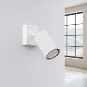 Faretto bianco 8x16 cm Gleam – Sollux