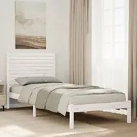 Giroletto Extra Lungo senza Materasso Bianco 100x210cm Massello 3309298