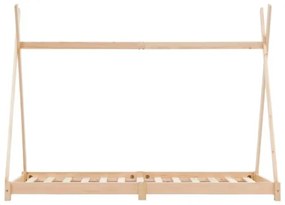 Giroletto per Bambini in Legno Massello di Pino 70x140 cm