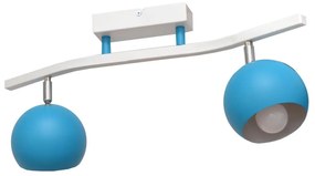 Faretto MORRIS 2xE27/15W/230V blu