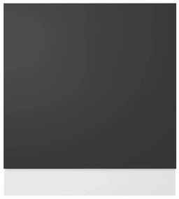 Pannello lavastoviglie grigio 59,5x3x67 cm in truciolato