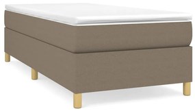 Giroletto a molle con materasso tortora 80x200 cm intessuto