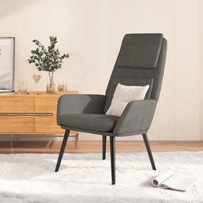 Poltrona Relax Grigio Chiaro İn Tessuto /