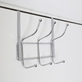 Appendiabiti in metallo argentato 11 cm Chrome - Premier Housewares