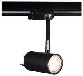 Shilo 6602 - Faretto su binario FUSSA 1xGU10/15W/230V nero