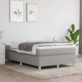 Giroletto Senza Materasso Grigio Chiaro 120x200 Cm Tessuto /