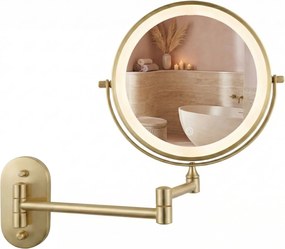 Specchio LED Glow Brush Gold