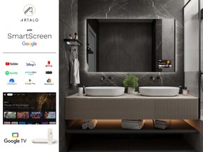 SMART specchio con luminazione M24 + SmartScreen with Google TV