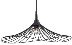 Lampadario a sospensione con filo ARIELLE 1xE27/20W/230V diametro 50 cm nero