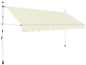 Tenda da Sole Retrattile Manuale 400 cm Crema