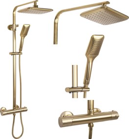 Set Doccia da incasso REA Tom brush gold