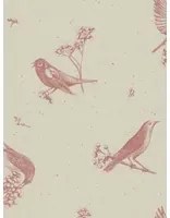 Coordonne Carta da parati Sweet Birds - Papirus