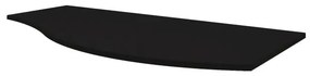 Top per lavabo Vague BADEN HAUS L 103 x H 1.6 x P 51 cm nero mdf, sx