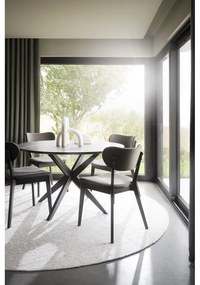 Tavolo da pranzo rotondo con piano in rovere 120x120 cm Calverton - Rowico