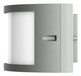 Applique Moon Design E27 Curva per Esterni IP65 - Grigia