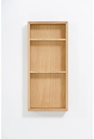 Mensola da bagno a parete in legno di quercia Slimline - Wireworks
