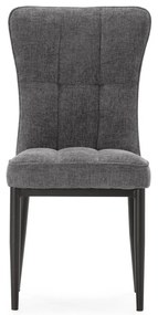 Sedie da pranzo in set grigie 2 pz Damon – Marckeric
