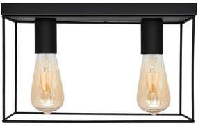 Plafoniera FINN 2xE27/15W/230V nero