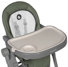 Lionelo - Seggiolone 2 in 1 CORA PLUS Verde oliva