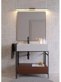 Redo 01-2504- Illuminazione a LED per specchi da bagno BARRIO LED/17,25W/230V IP44 nero