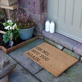 Zerbino in cocco 40x60 cm Oh No Not You Again - Artsy Doormats