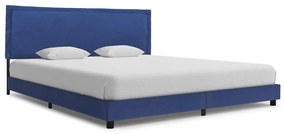 Giroletto Senza Materasso Blu 150x200 Cm İn Tessuto /