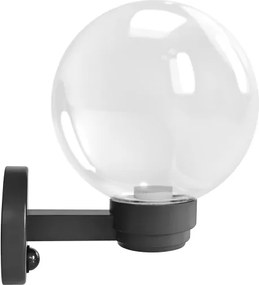 Brilagi - Applique da esterno con sensore HARBOR 1xE27/40W/230V IP33 antracite/vetro trasparente