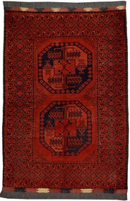 Afghan Tappeto orientale 100 x 150 Rosso (Afghanistan) Annodato A Mano