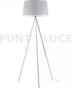 Piantana marilyn con paralume in tessuto bianca 1 luce attacco e27 ...