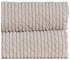 Copriletto beige con rivestimento trapuntato 230x260 cm – Ixia