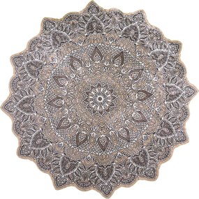 Tappeto Makissa, ⌀ 100 cm Kahve - Vitaus