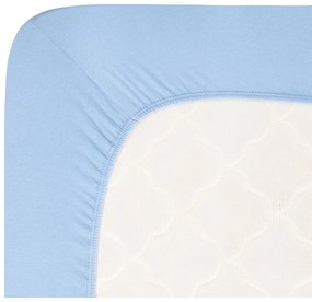 Lenzuolo elasticizzato in jersey blu 200x220 cm Boxspring - Andrea Simone