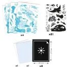 Set creativo - Cianotipia - Nel mondo sottomarino