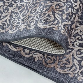 Passatoia lavabile antracite 80x250 cm Fiesta - Ayyildiz Carpets