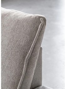 Divano angolare greige allungabile/con contenitore (con penisola a sinistra/con chaise lounge) Charming Charlie – Miuform