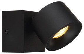 Globo 56961-1B - Luce Spot da parete a LED RAE LED/6W/230V nero