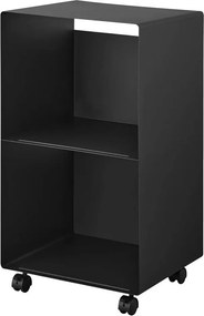 Carrello portaoggetti nero in metallo 40x73x38 cm Tower – YAMAZAKI