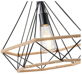 Lampadario a sospensione con filo FLARE 1xE27/15W/230V beige