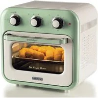 Ariete 4632 friggitrice ad aria e forno vintage, 1400w, 2in1, capacit 16l, accessori inclusi, timer 60 minuti, doppio vetro, verde - 8003705122444