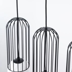 Sollux SL.1334 - Lampadario a sospensione con filo BRINA 3xG9/8W/230V nero